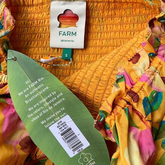 FARM Rio Mini Cashew Maxi Dress Size Small - Picture 4 of 7